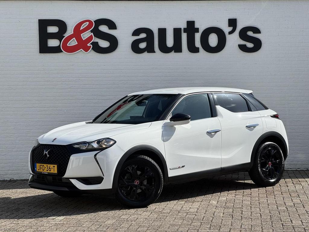 DS Automobiles DS3 Crossback 1.2 Performance Line+ Leder alc, Automaat, Navigatiesysteem, Zwart, Wit