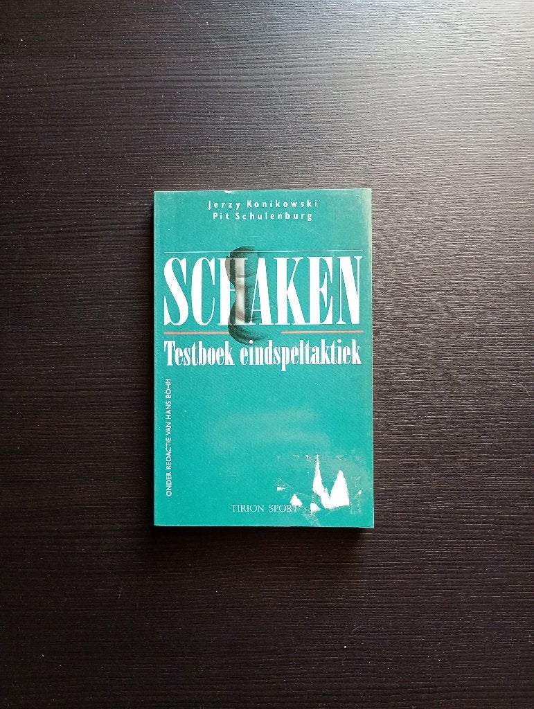 schaken Testboek eindspeltaktiek, Hobby en Vrije tijd, Ophalen of Verzenden, Minder dan 500 stukjes, Gebruikt, Schaken