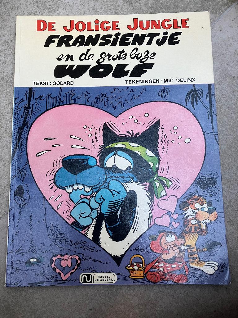 De jolige jungle - 5 - Fransientje en de grote boze wolf, Boeken, Eén stripboek, Ophalen of Verzenden, Gelezen