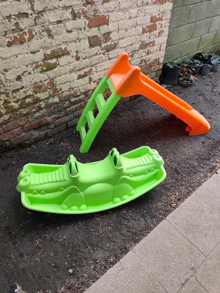 Lot Toboggan + siège à bascule enfant, Enlèvement