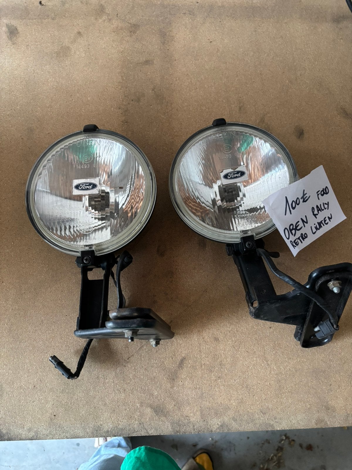 Oben ford rally lampen retro vintage, Auto-onderdelen, Ophalen, Ford