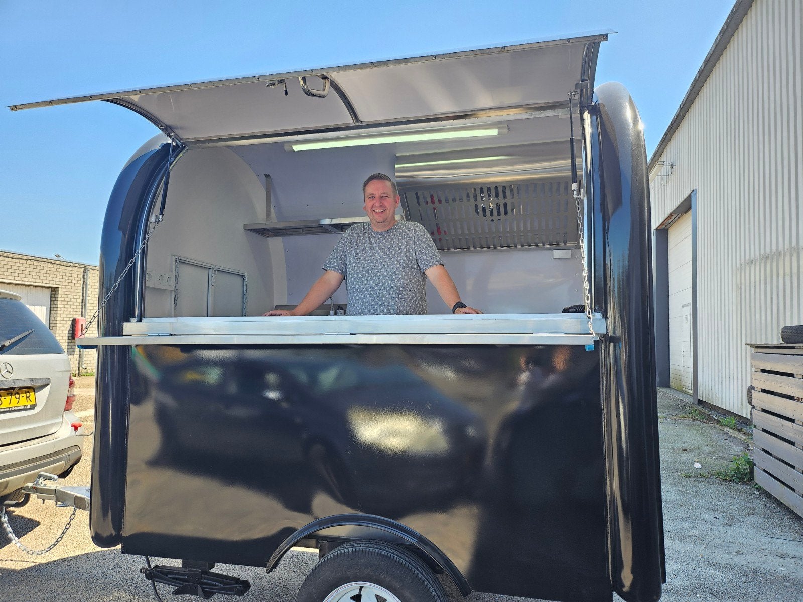 Camion de nourriture/remorque de nourriture, Enlèvement