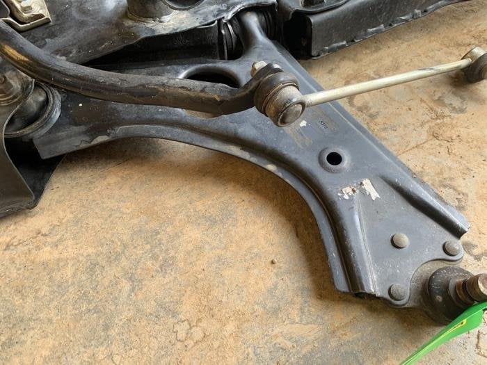 Draagarm links-voor van een Fiat Doblo, Gebruikt, -, -, Ophalen of Verzenden