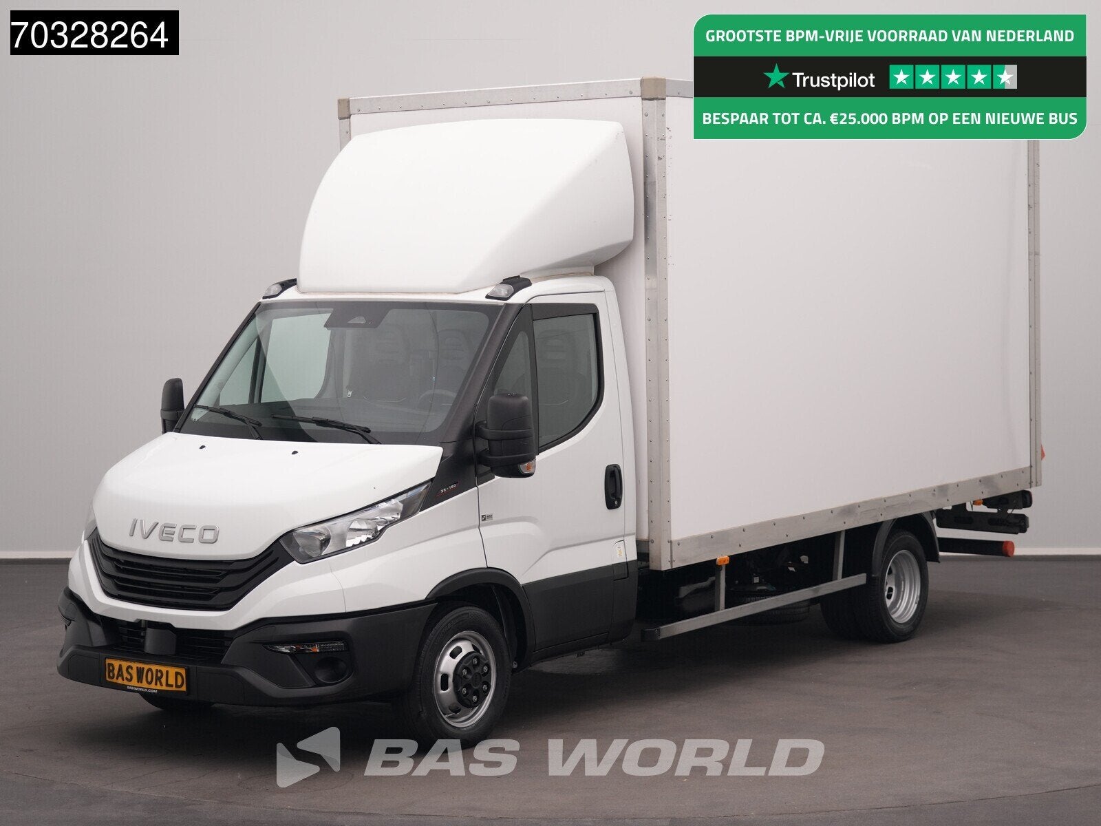 Iveco Daily 35C16 3.0L Laadklep NEW MODEL Dubbellucht 160PK, Auto's, Bestelwagens en Lichte vracht, Stof, Gebruikt, Euro 6, 4 cilinders