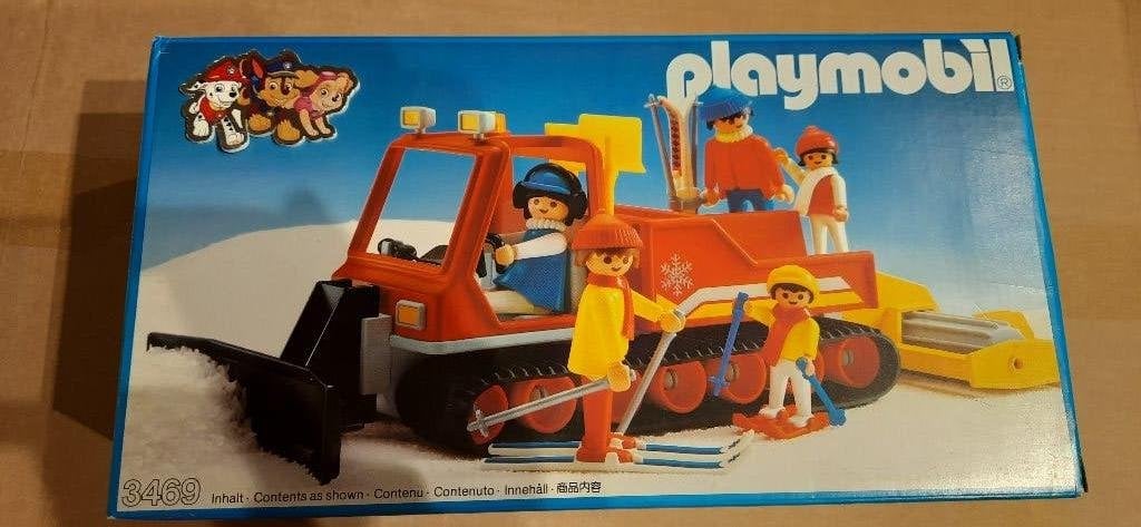 Vintage Playmobil 3469 - Sneeuwruimer, Kinderen en Baby's, Gebruikt, Complete set, Voertuig, Ophalen of Verzenden