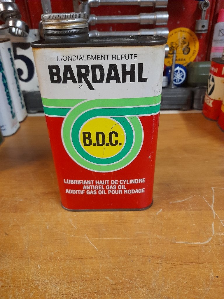 ancien bidon huile vide bardahl bdc, Enlèvement ou Envoi, Utilisé, Autres types