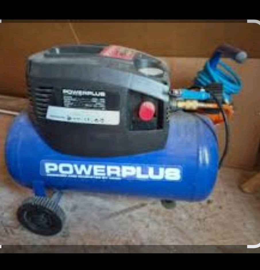 Compresseur portable Powerplus POW5535, Moins de 200 litres/min, Comme neuf, Enlèvement, 6 à 10 bars