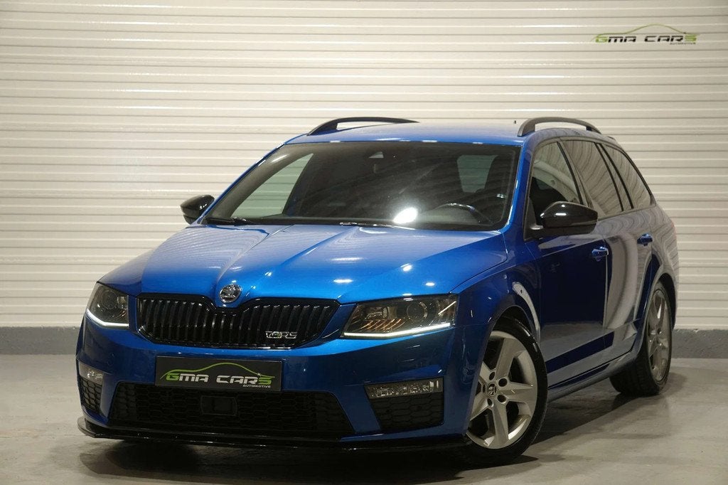 Skoda Octavia Octavia SW RS 2.0 TFSI Aut.-Navi-Airco-HLeder-, Euro 6, Entreprise, Noir, 5 portes