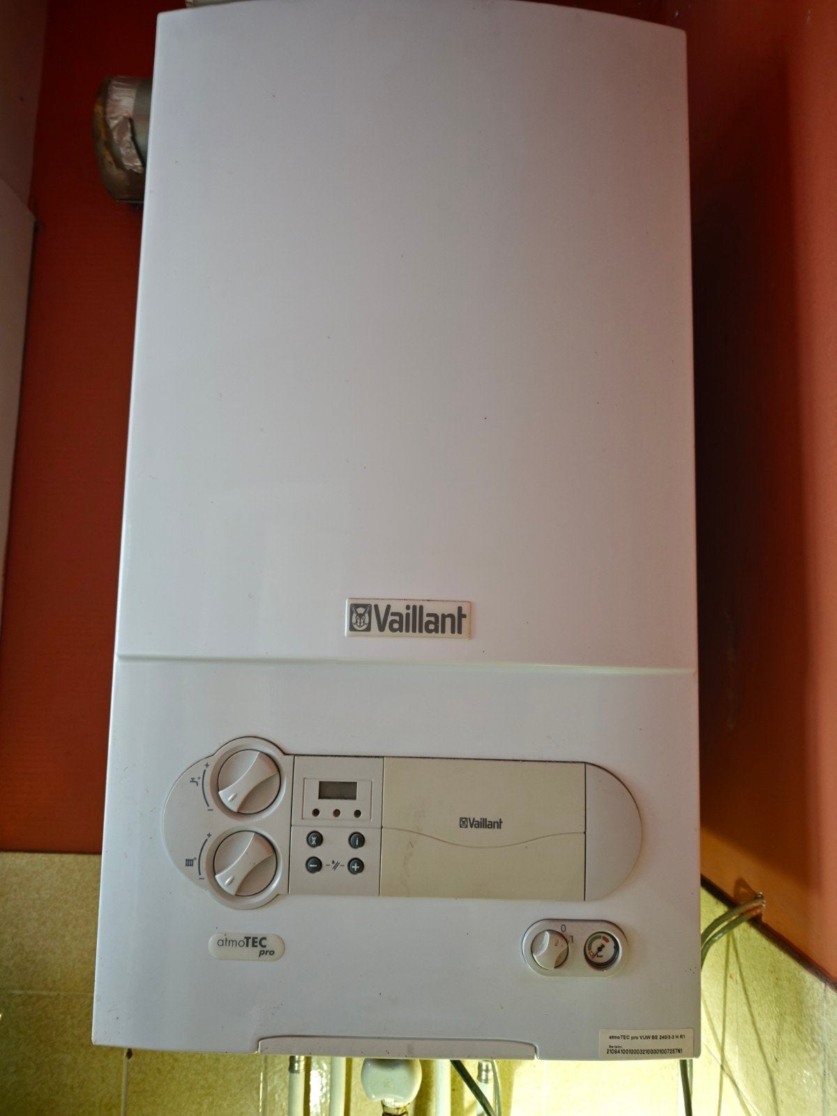 Vaillant Combi gasketel, Ophalen