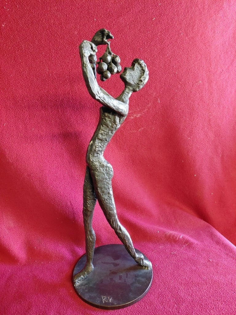 Metalen beeld van Vanderbiesen René, Ophalen, Beeld