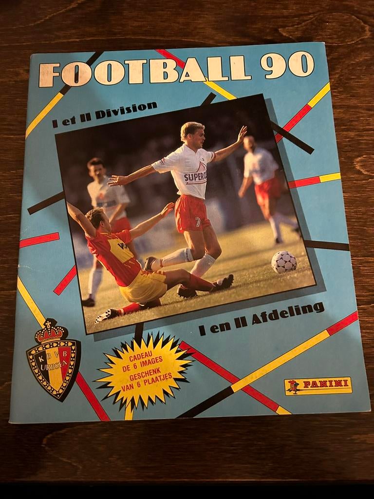 Panini Belgie ‘ Football ‘90’ compleet, Ophalen of Verzenden, Zo goed als nieuw, Meerdere stickers