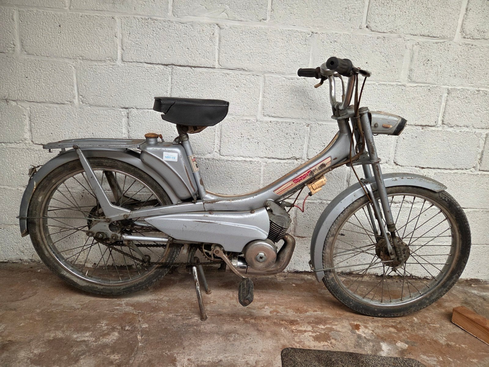 mobylette motobecane AV44 1960 met papieren, Autres marques, 49 cm³, Classe B (45 km/h), Enlèvement