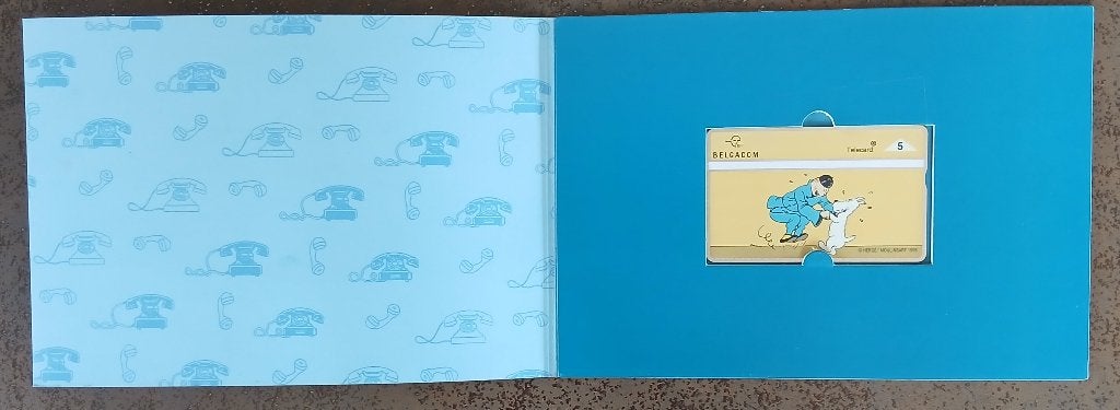 TINTIN Carte téléphonique Belgacom n1/6 Le lotus bleu, Collections, Enlèvement