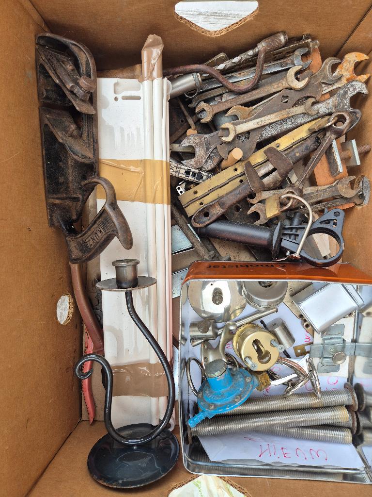 Lot de vieux métaux : aluminium, bronze, laiton, 90kg, Enlèvement