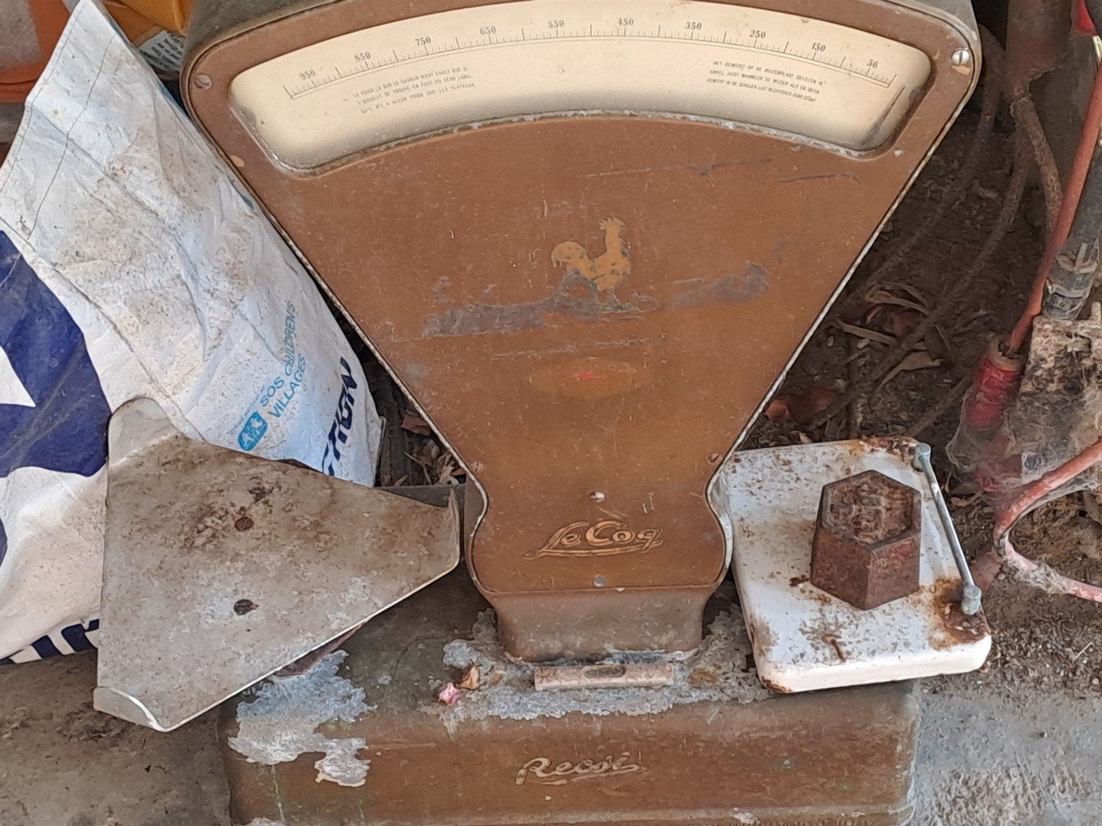 à vendre ancienne balance le coq., Enlèvement