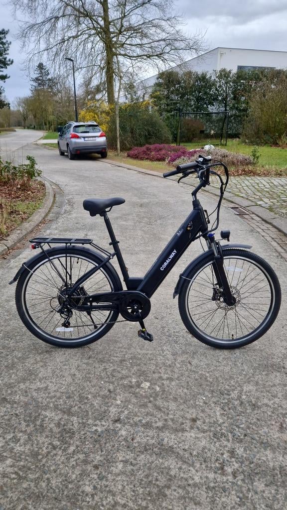 Elektrische stadsfiets (Lage instap) – Bereik tot 100 km, Enlèvement, Comme neuf, 50 km par batterie ou plus, Autres marques