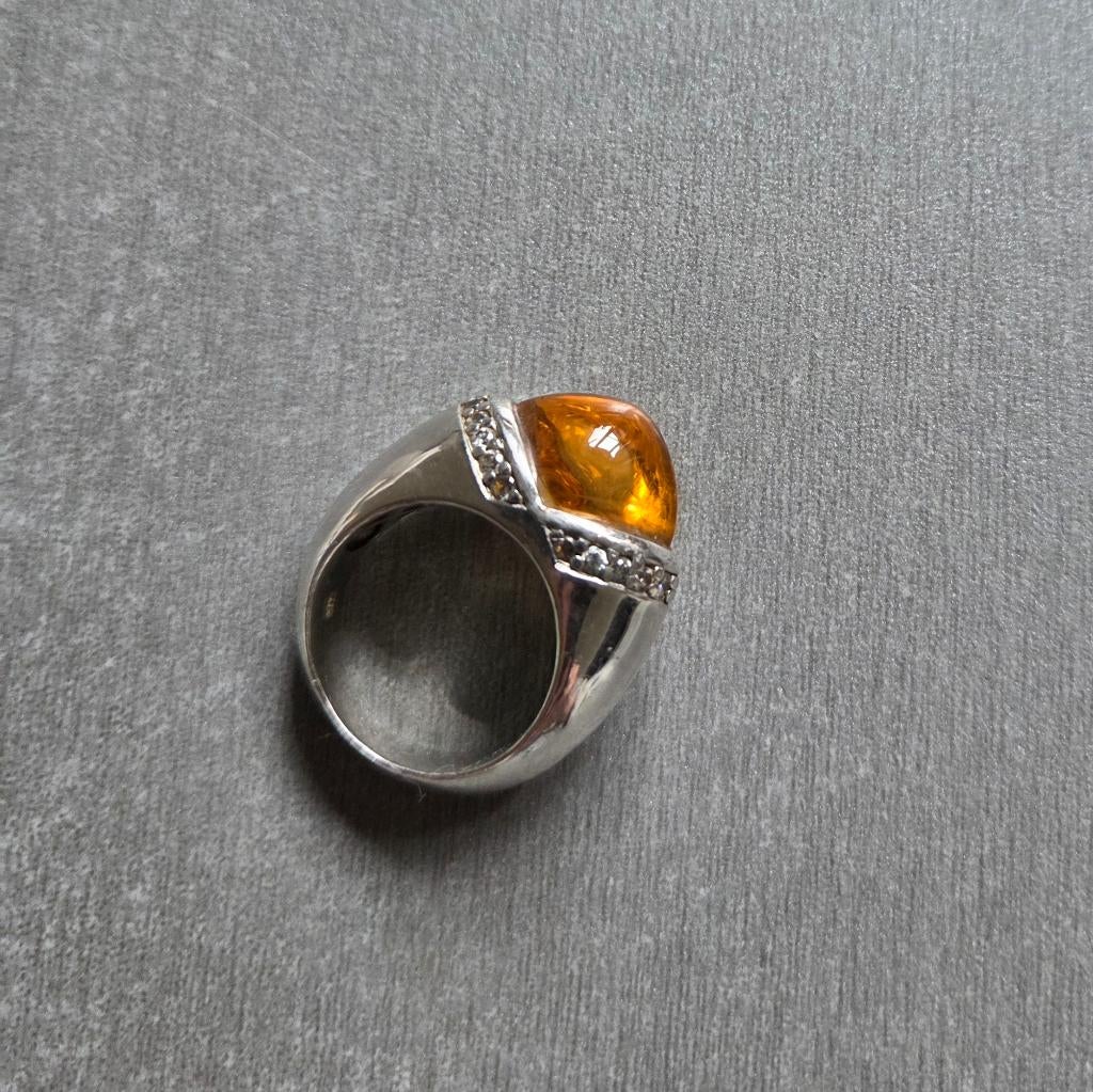 Ring Ti Sento, Bijoux, Sacs & Beauté, Bagues, Comme neuf, Femme, Argent, Argent, Enlèvement