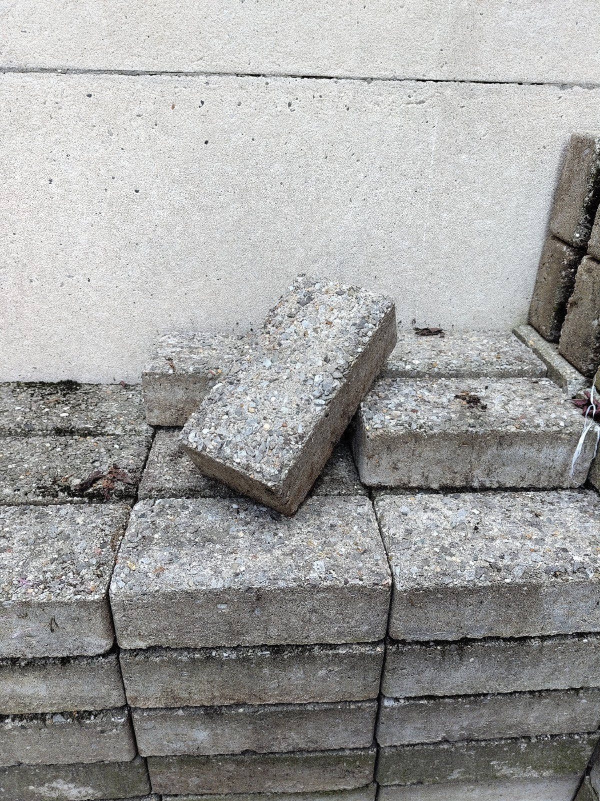 Betonklinkers, Jardin & Terrasse, Pavé & Dalles, Utilisé, Briques, Béton, 10 m²² ou plus, Enlèvement