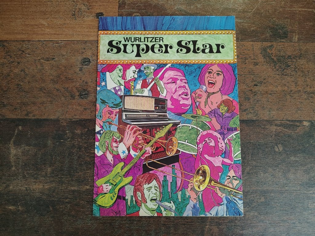 Folder: Wurlitzer 3600/ Super Star (1972) jukebox, Envoi, Wurlitzer