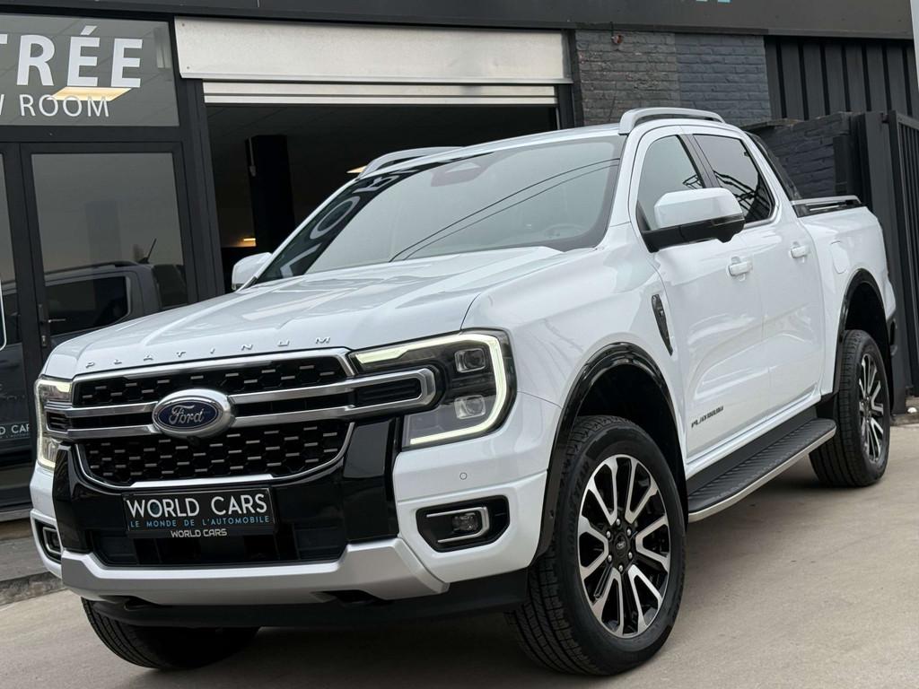Ford Ranger 3.0 V6 4WD PLATINUM TVAC*BTWIN DISTRO CAM360 FUL, Cuir, Achat, Entreprise, Noir