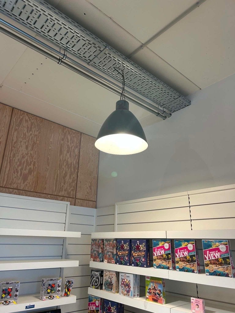 Lampen industrieel, Huis en Inrichting, Lampen | Hanglampen, Zo goed als nieuw, Ophalen
