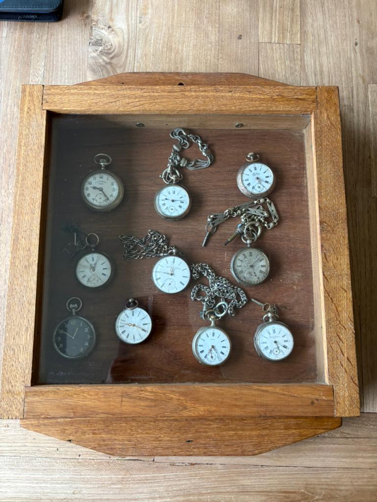 Montres de poche (10 pièces, dont 8 en argent), Enlèvement