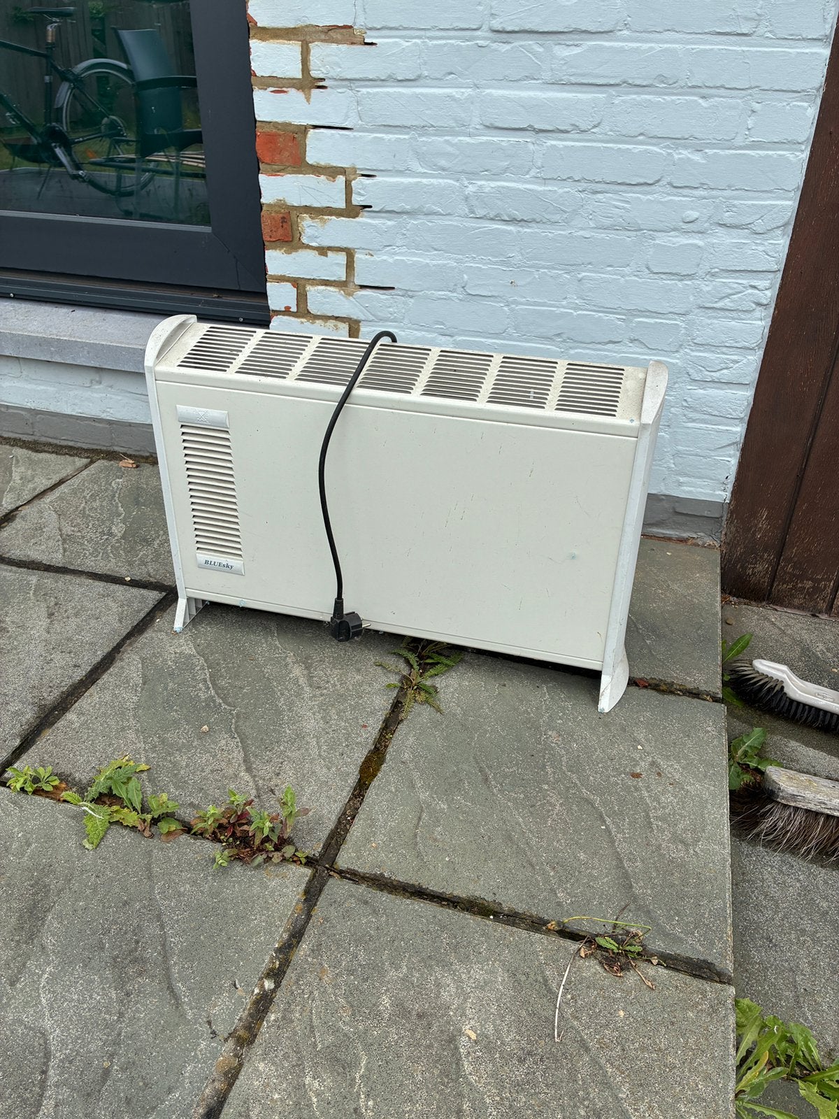 Elektrische radiator convector vuurtje 2000w, Doe-het-zelf en Bouw, Verwarming en Radiatoren, Ophalen, Gebruikt, Radiator