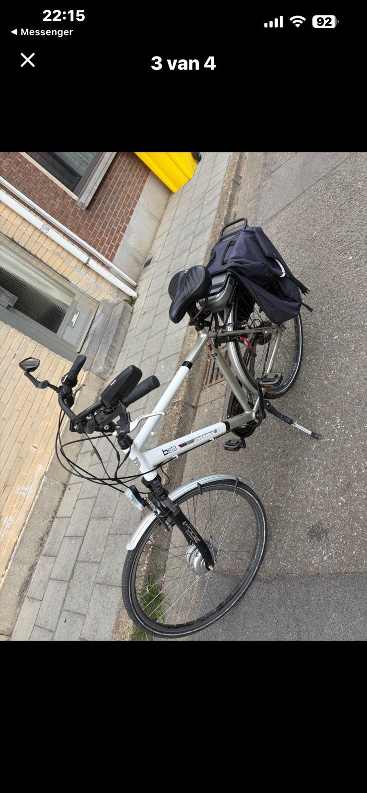 Ele fiets, Ophalen, Zo goed als nieuw