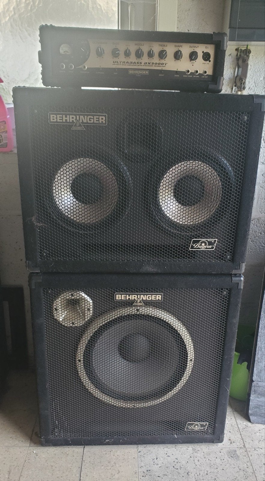 Ampli basse Behringer 3 pièces