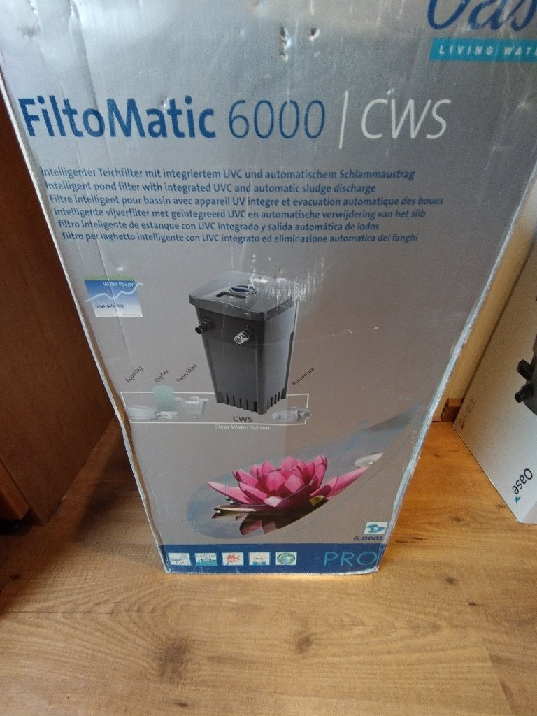 Filtre Oase FiltoMatic 6000 CWS nouveau filtre de bassin, Enlèvement, Neuf, Filtre de bassin