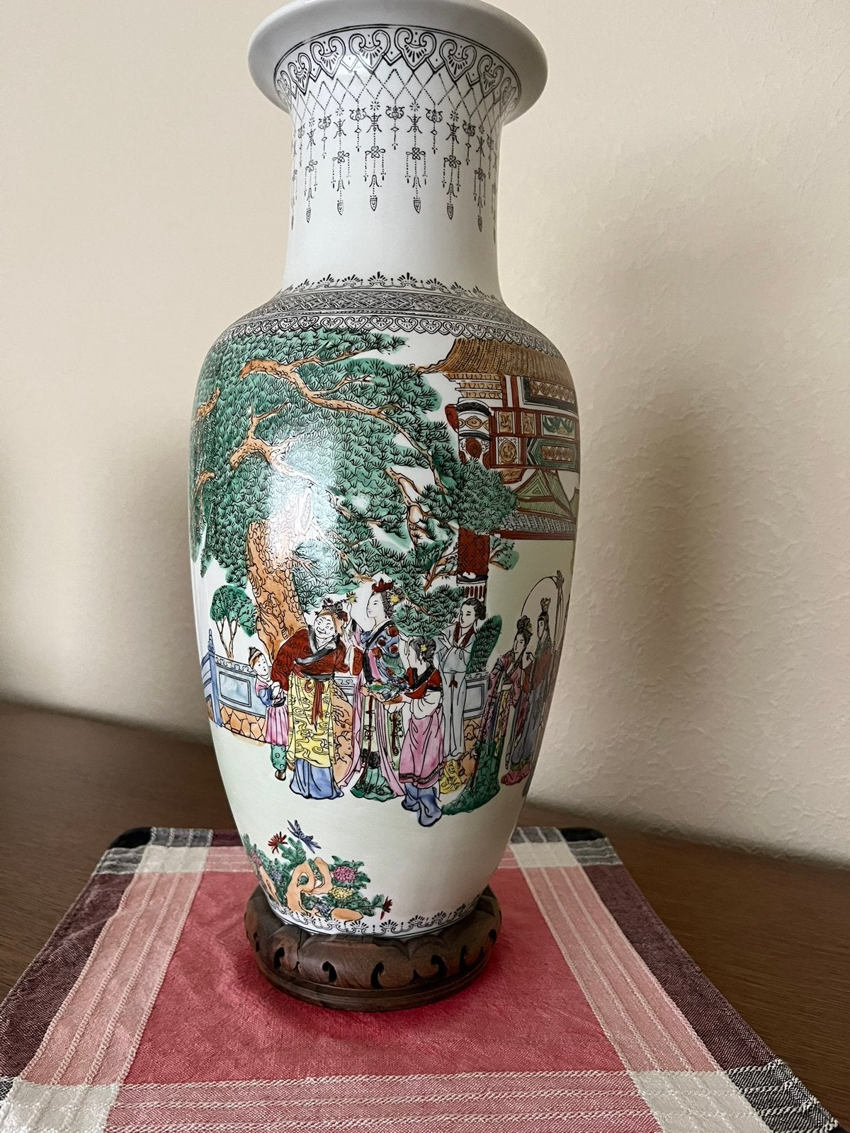 Chinese vaas, Ophalen