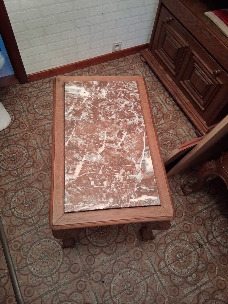 Table basse avec plateau en pierre naturelle, Enlèvement