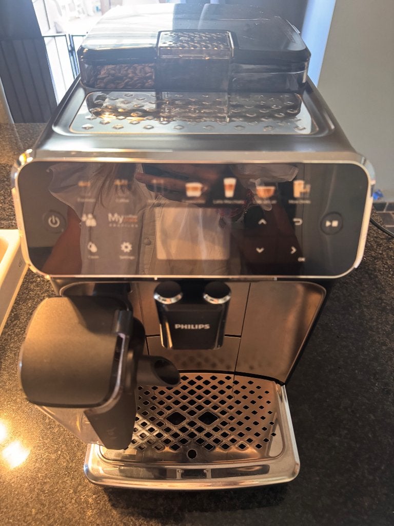 Koffiemachine met bonen, Elektronische apparatuur, Koffiezetapparaten, Ophalen, Gebruikt, Koffiemachine, Koffiebonen