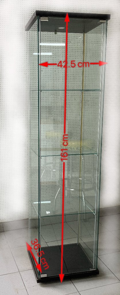vitrine en verre, Maison & Meubles, Armoires | Vitrines, 25 à 50 cm, Verre, Utilisé, Moins de 50 cm