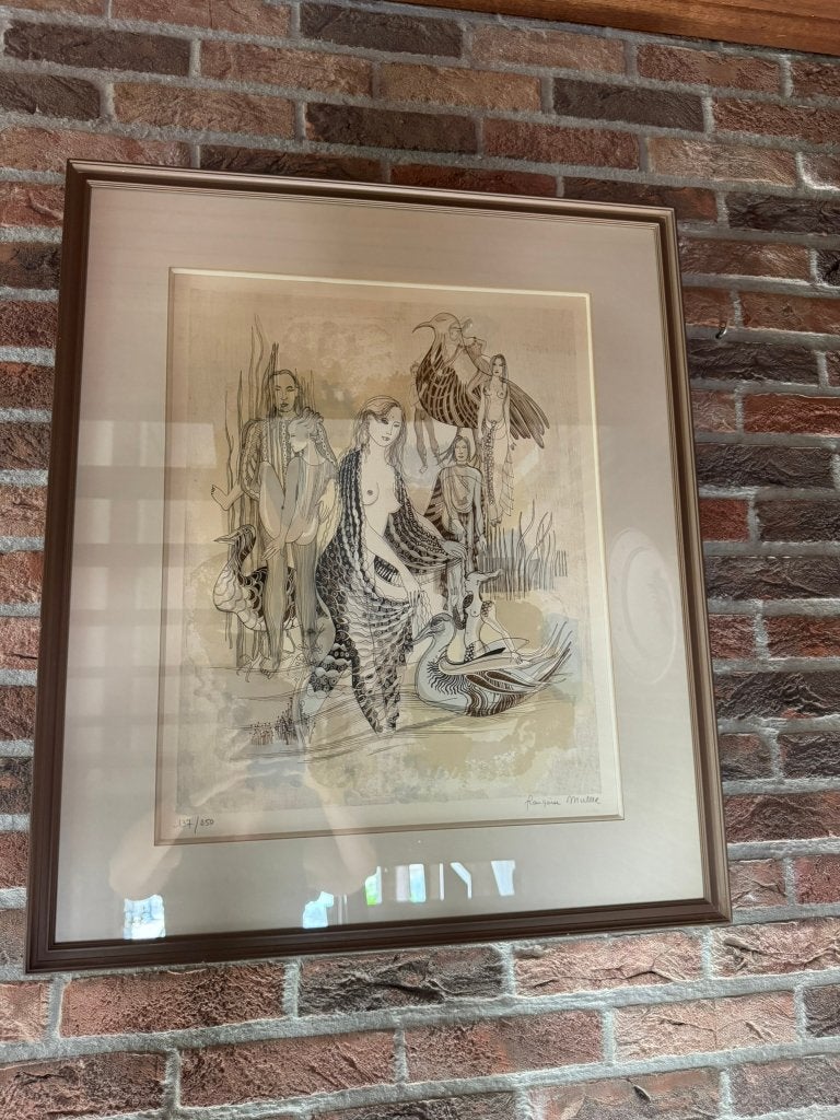 Lithographie de Françoise Muller, Antiquités & Art, Signé, Enlèvement, Personnages et figures fantastiques, Lithographie