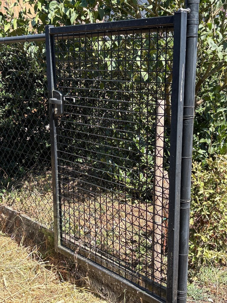 Metalen poortje, Tuin en Terras, Ophalen, Gebruikt, IJzer, Sierhekwerk