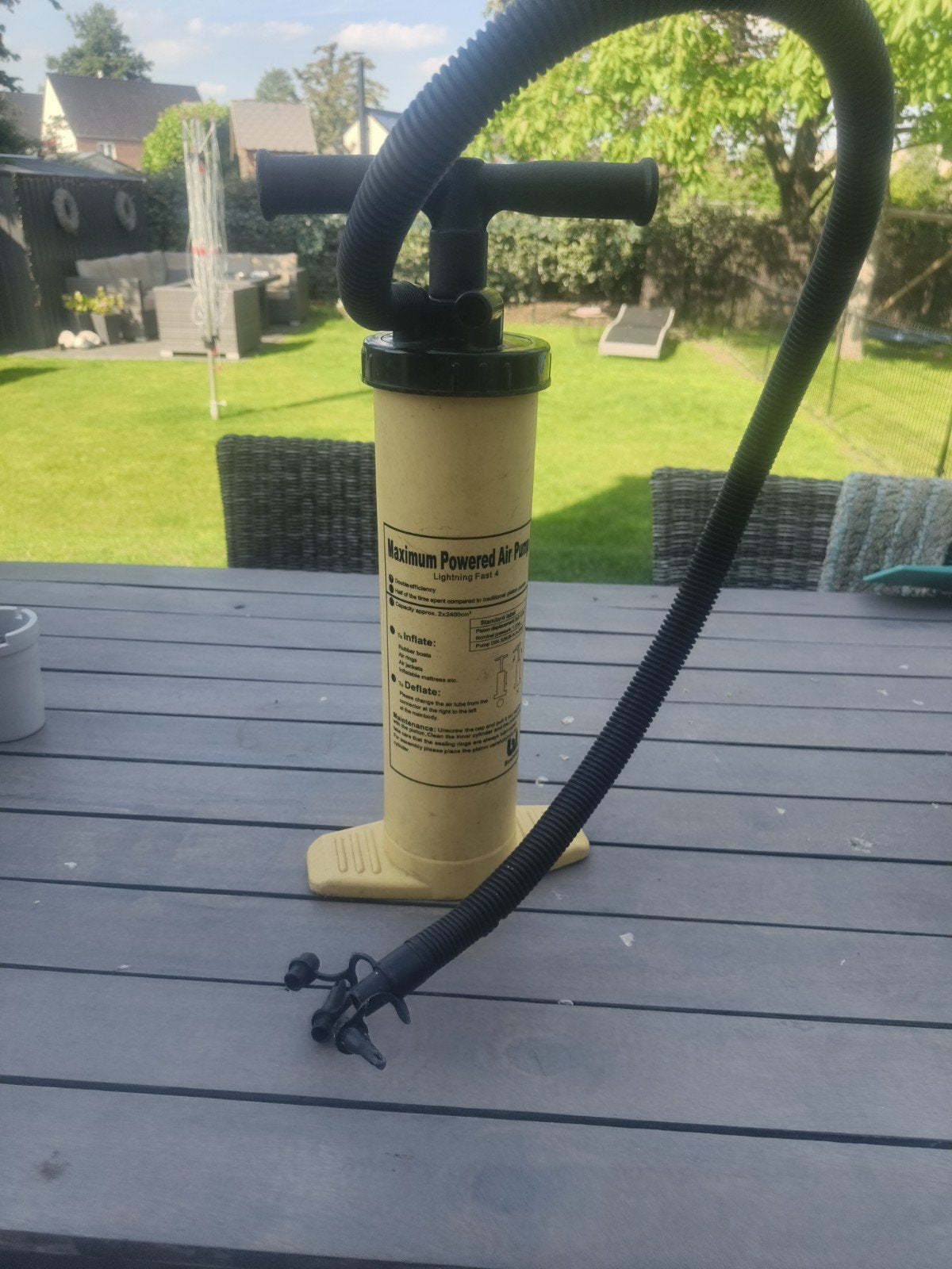 Bestway airpomp, Caravans en Kamperen, Luchtpompen, Ophalen of Verzenden, Gebruikt, Handmatig