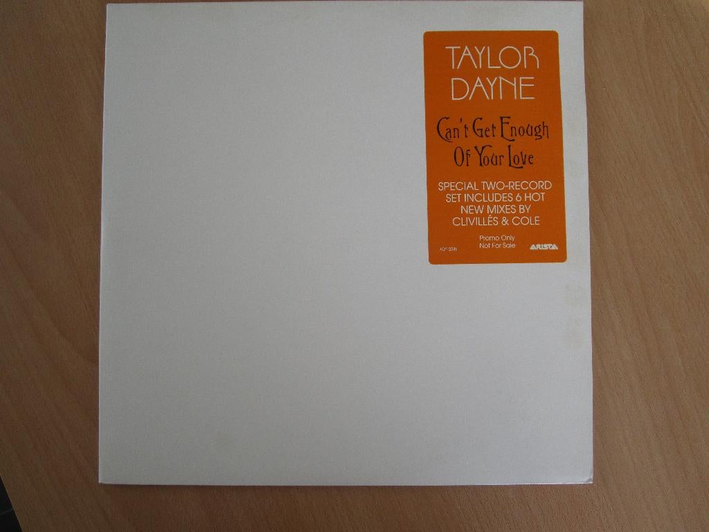 TAYLOR DAYNE:CAN'T GET ENOUGH OF YOUR LOVE-2X12" PROMO, Ophalen of Verzenden, Zo goed als nieuw, Pop, 12 inch