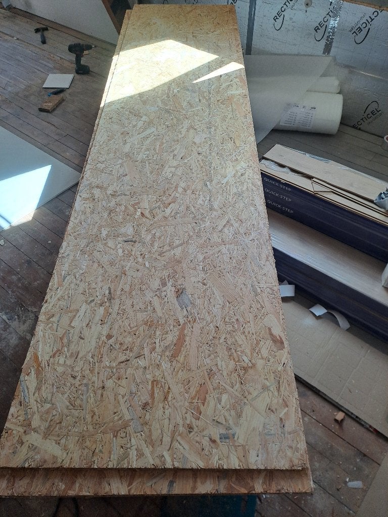 2 OSB platen, Enlèvement, Comme neuf, Moins de 20 mm