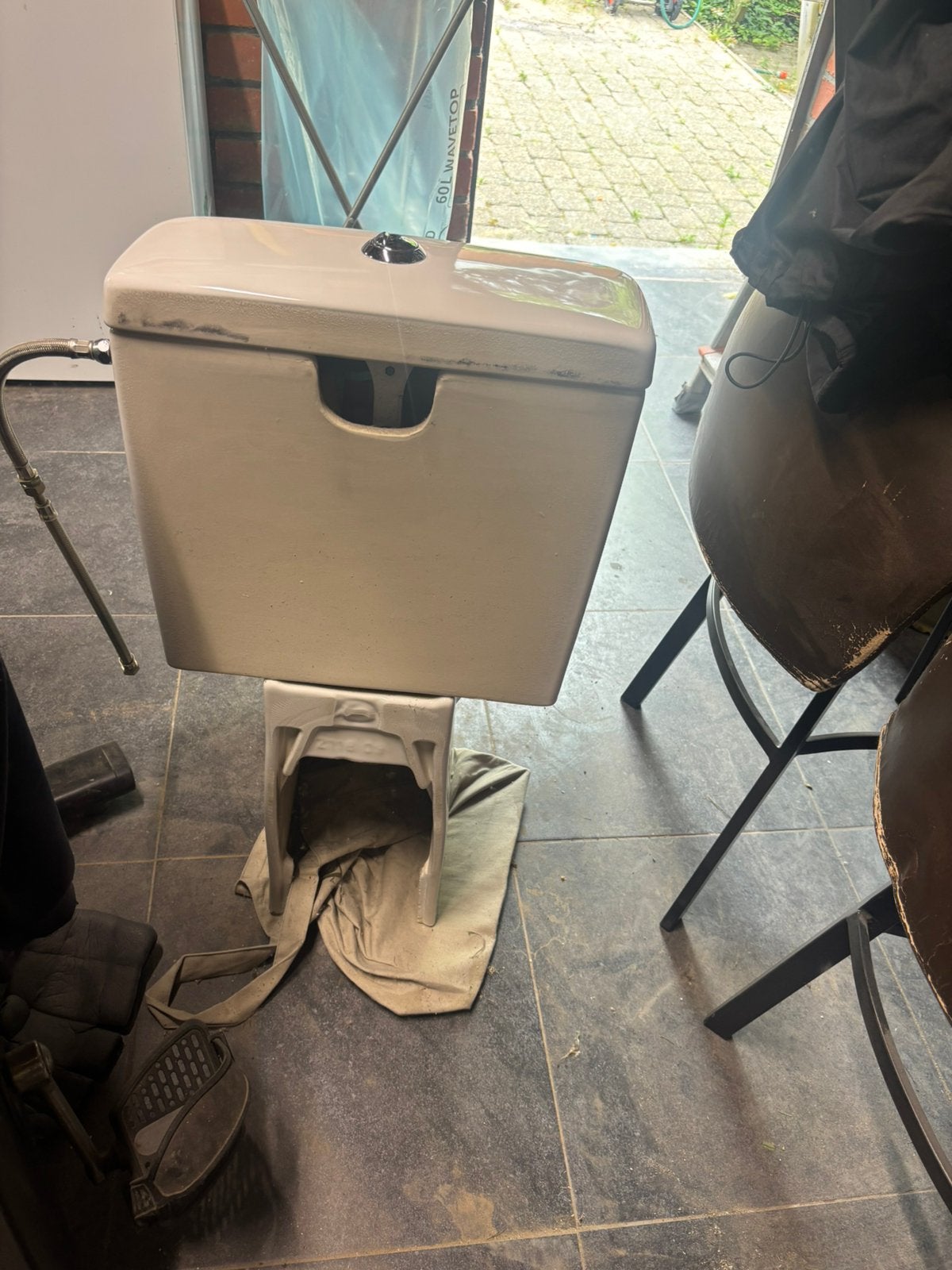 WC duravit wit, Bricolage & Construction, Enlèvement, Comme neuf