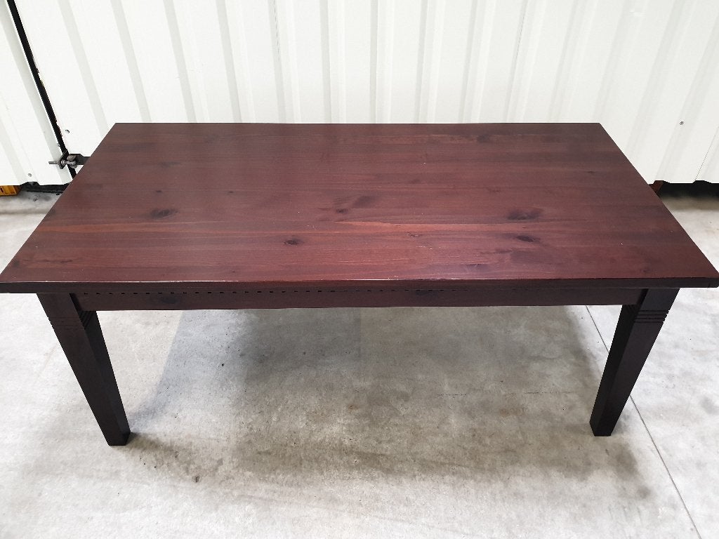 Koloniale eettafel. Het kan geleverd worden., Huis en Inrichting, Ophalen, Gebruikt, 50 tot 100 cm, Vijf personen of meer