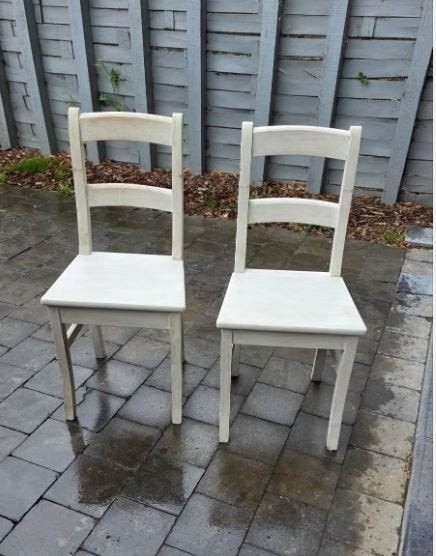 2 Chaises en bois, Enlèvement, Utilisé, Bois