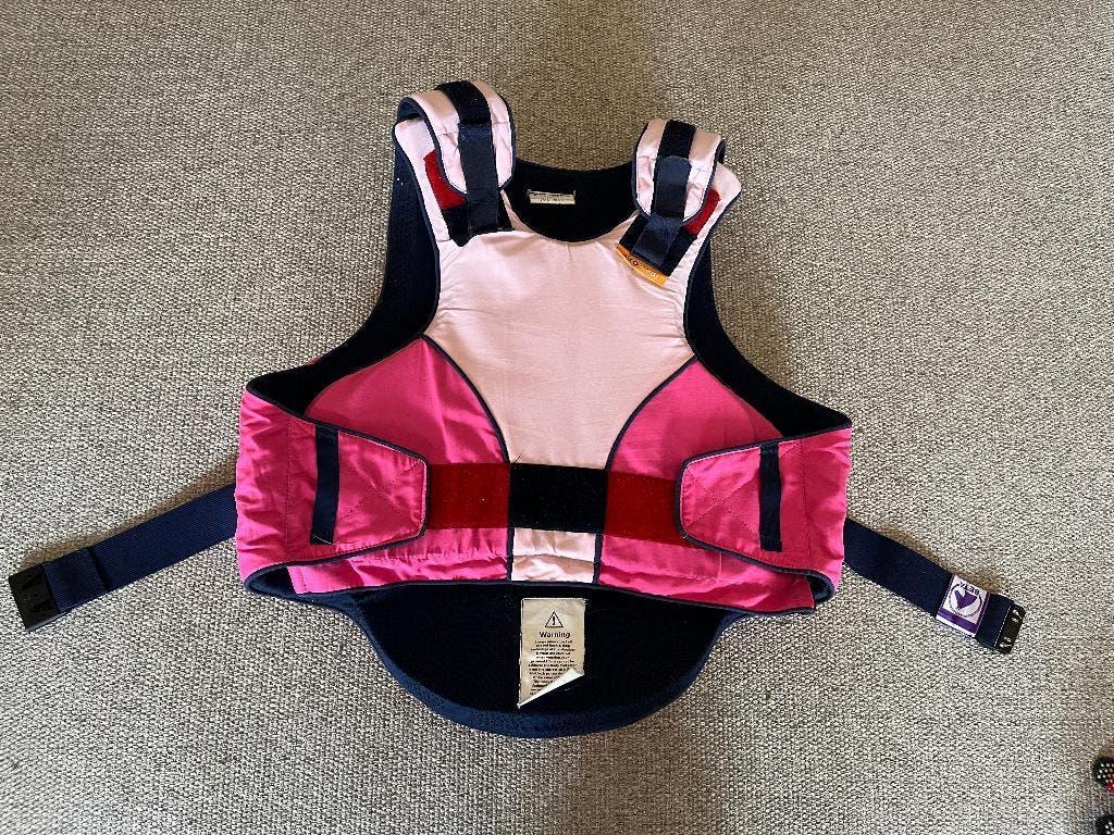 Bodyprotector Airowear Reiver Elite roze child large regular, Dieren en Toebehoren, Paardrijkleding, Ophalen of Verzenden, Gebruikt