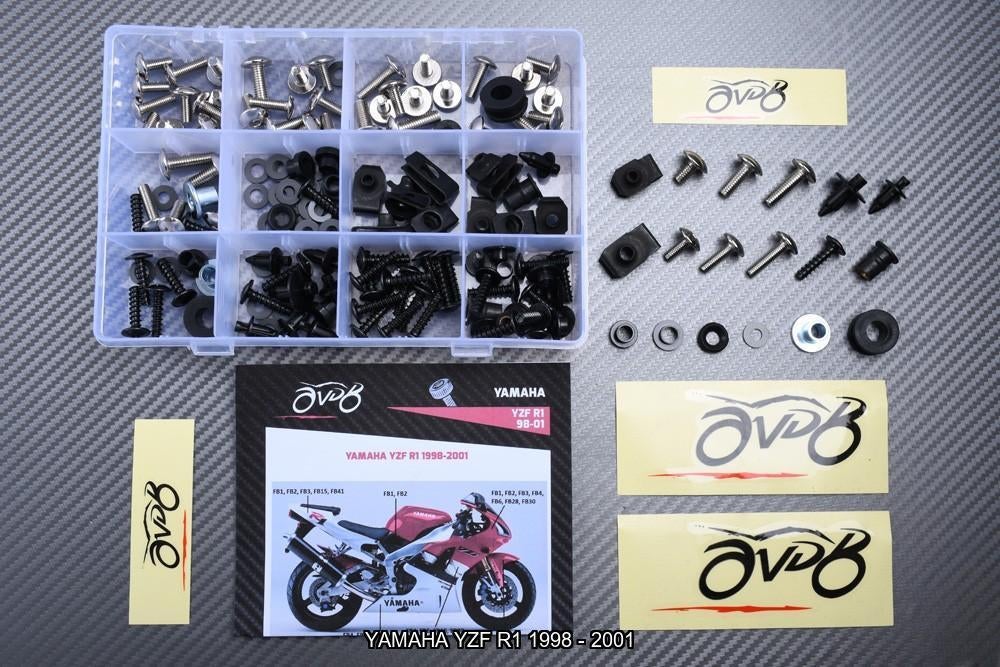 Kuip bouten set voor YAMAHA YZF R1 1998 2001 2000, Motoren, Ophalen of Verzenden, Nieuw