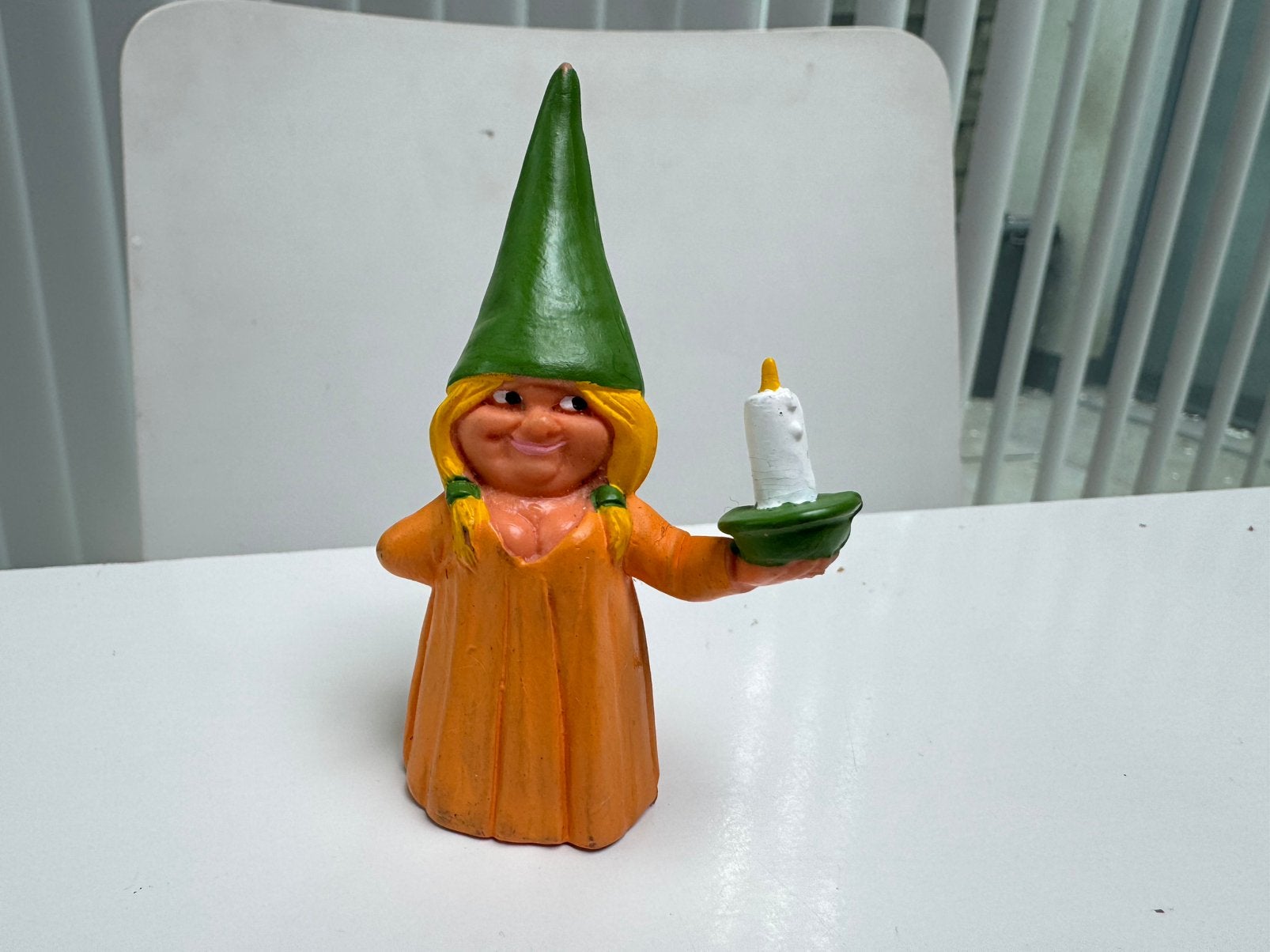 David en de kabouter : Lisa met oranje met kaars, Ophalen, Gebruikt