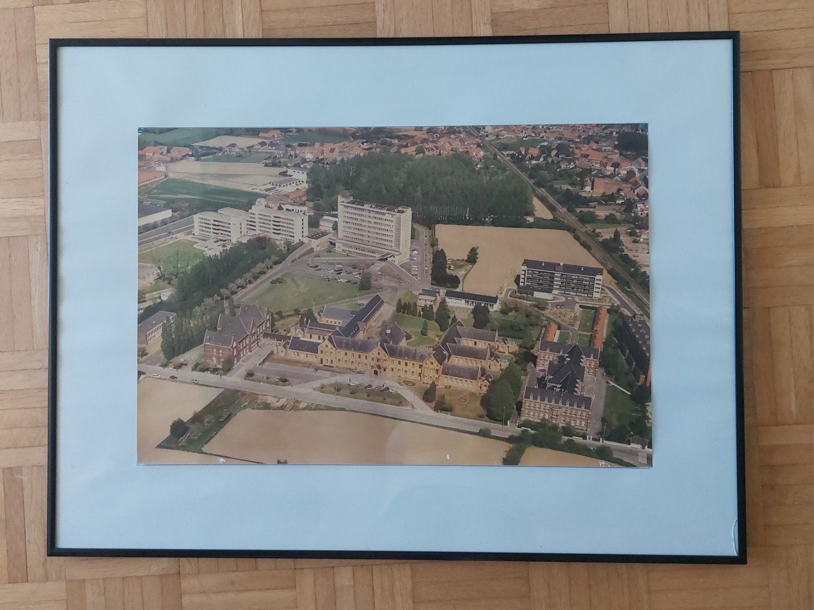 Luchtfoto ziekenhuis en woonzorgcentrum Ronse, Ophalen