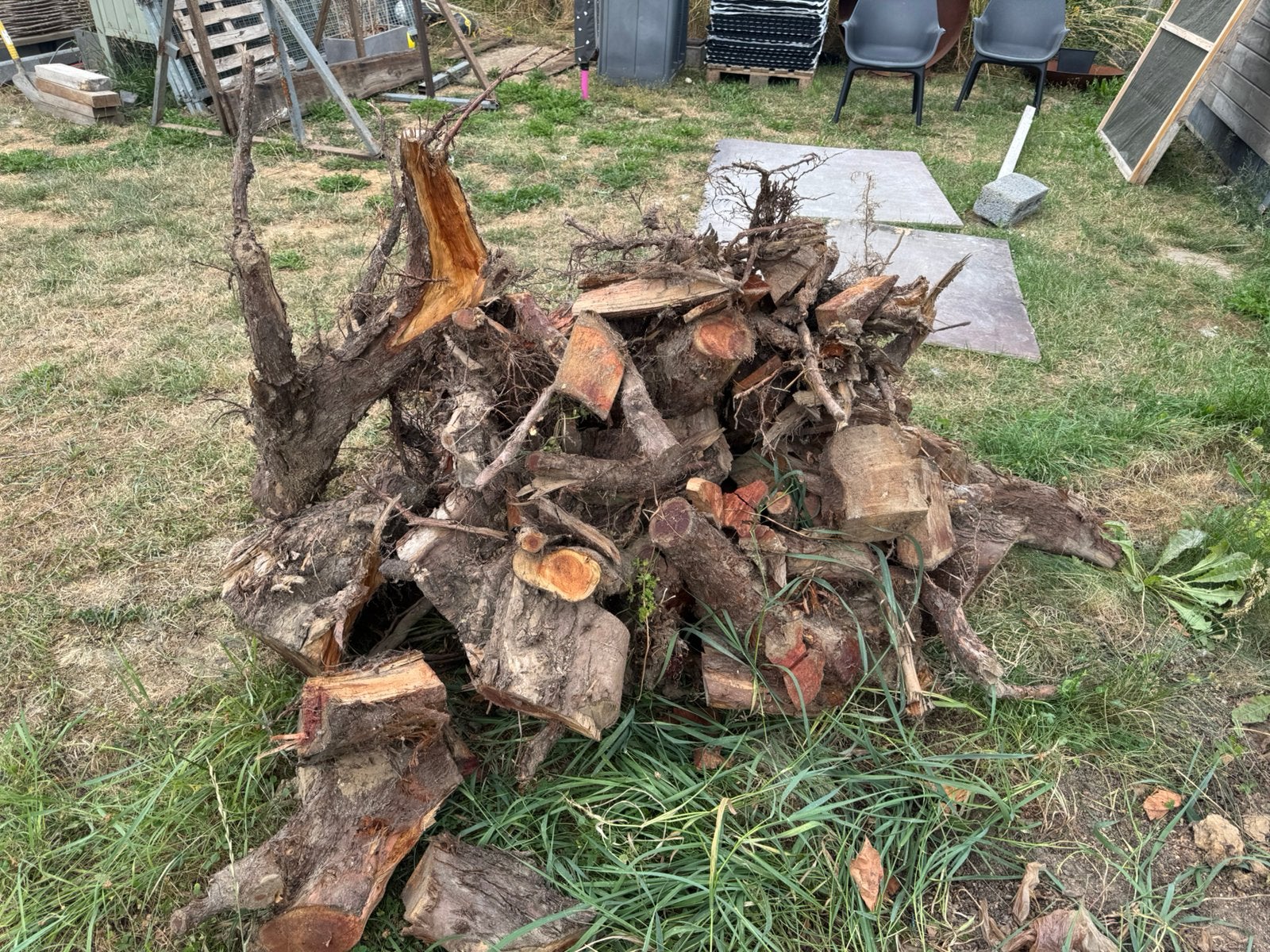 Gratis brandhout af te halen, Enlèvement