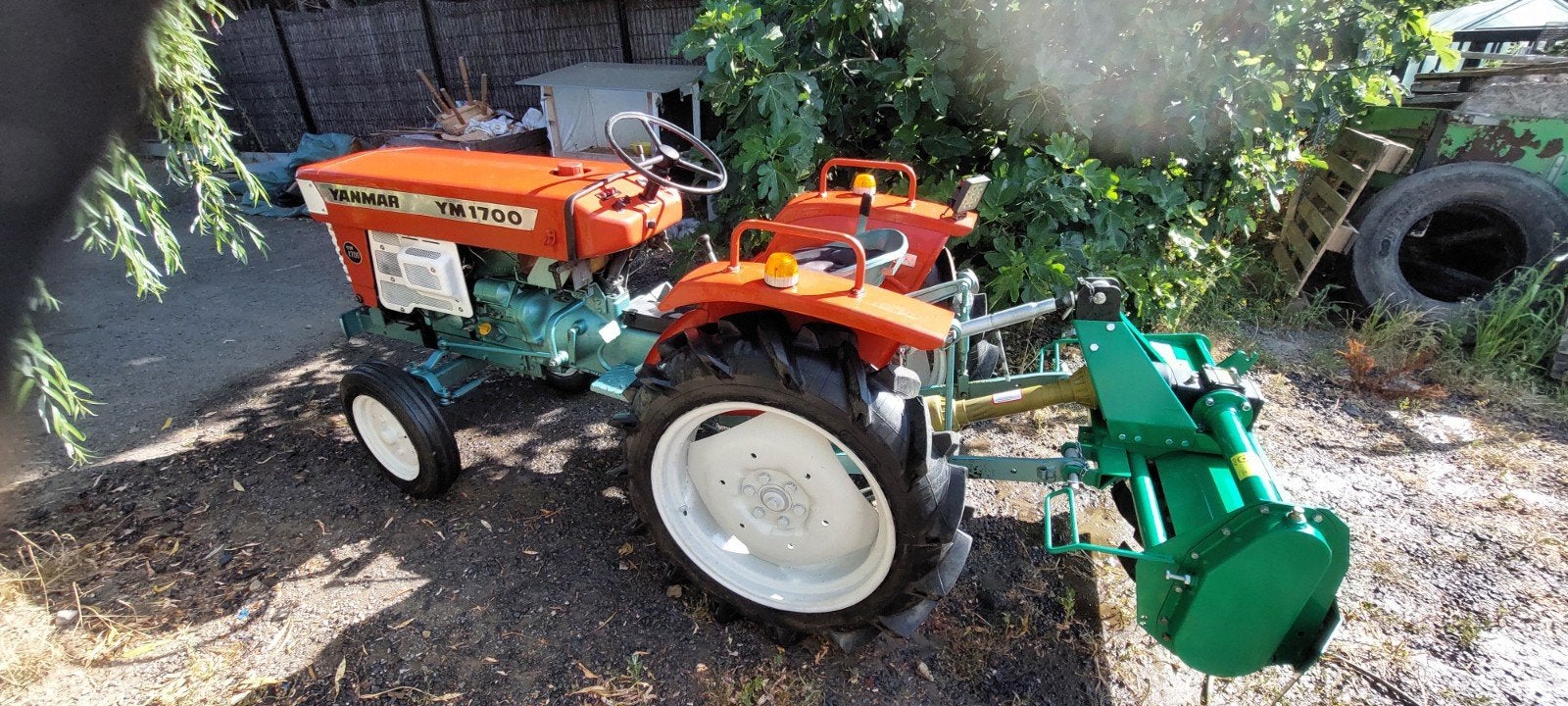 tracteur yamar ym 1700, Ophalen