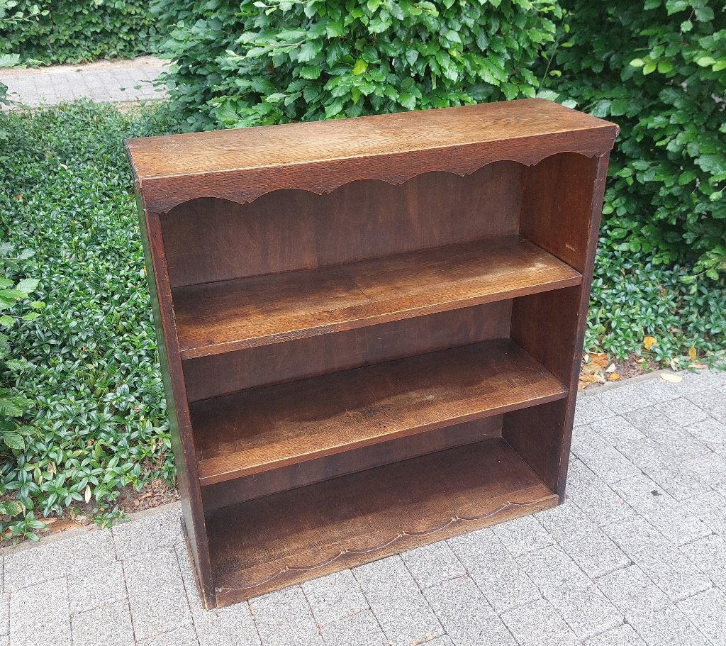 Mooi vintage houten boekenrek met charme– 84(L)x 26(D)x88(H), Enlèvement, Utilisé