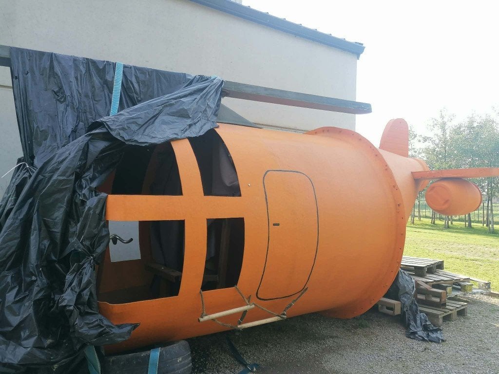 Helikopter voor praalwagen, Ophalen, Gebruikt